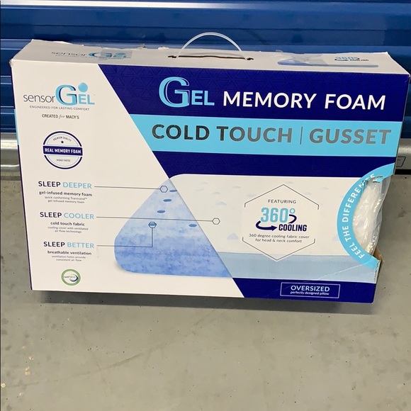 sensor gel cold touch pillow